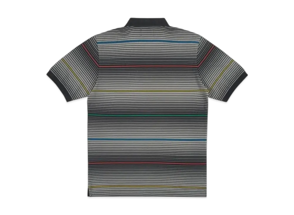 PALACE Ghost Stripe Polo "Black"
