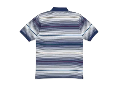 PALACE Ghost Stripe Polo "Navy"