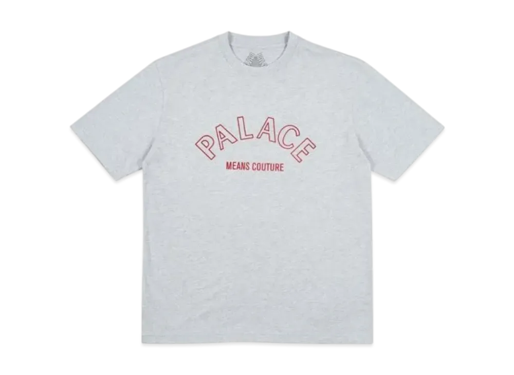 PALACE Couture T-Shirt "Grey Marl"