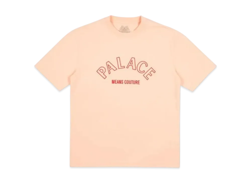 PALACE Couture T-Shirt "Peach"