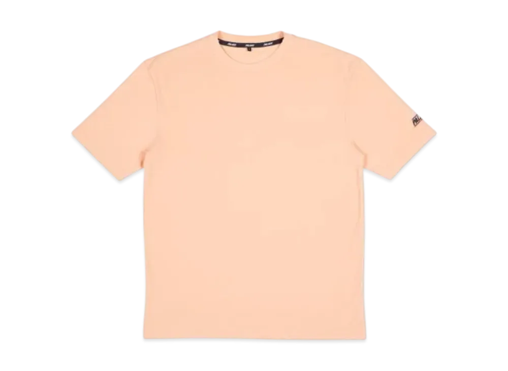 PALACE Basically a Pique T-Shirt "Peach"