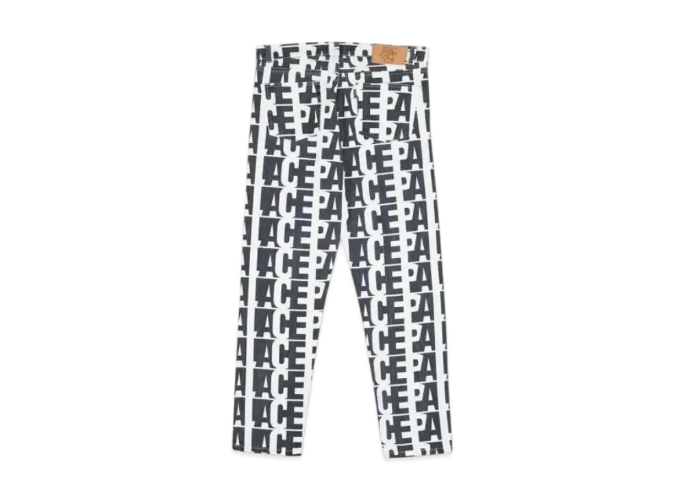PALACE Repeater Donim Jeans "Black White"