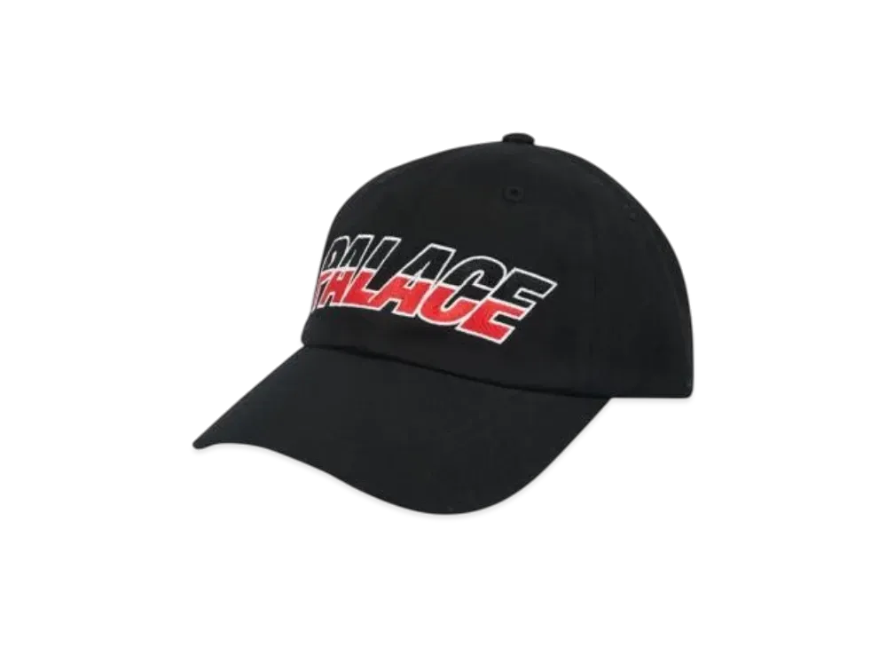 PALACE Split Logo 6-Panel "Black"