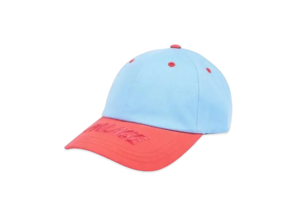 PALACE Visor 6-Panel "Blue Red"