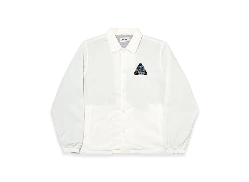 PALACE Ripped Coach Jacket "White"