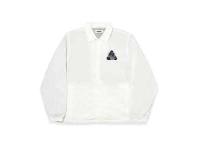 PALACE Ripped Coach Jacket "White"