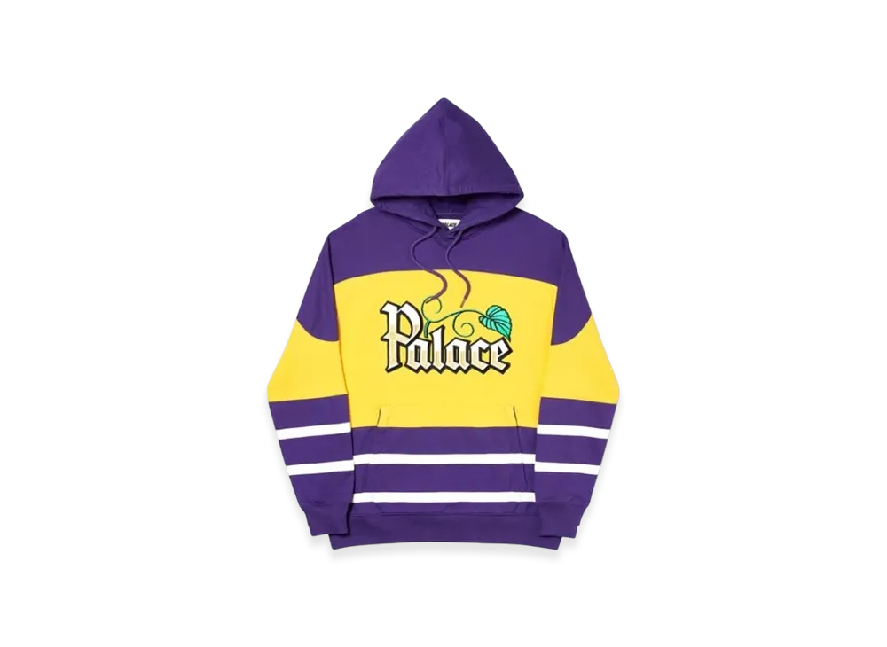 PALACE Zero Zero Hood "Purple Yellow"