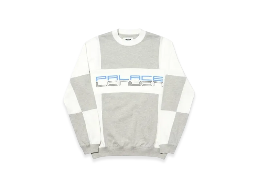 PALACE Cut Mit Sew Crew "Off White"