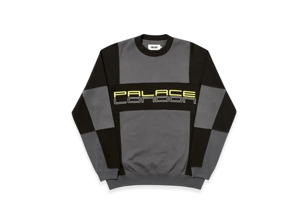 PALACE Cut Mit Sew Crew "Off Black"