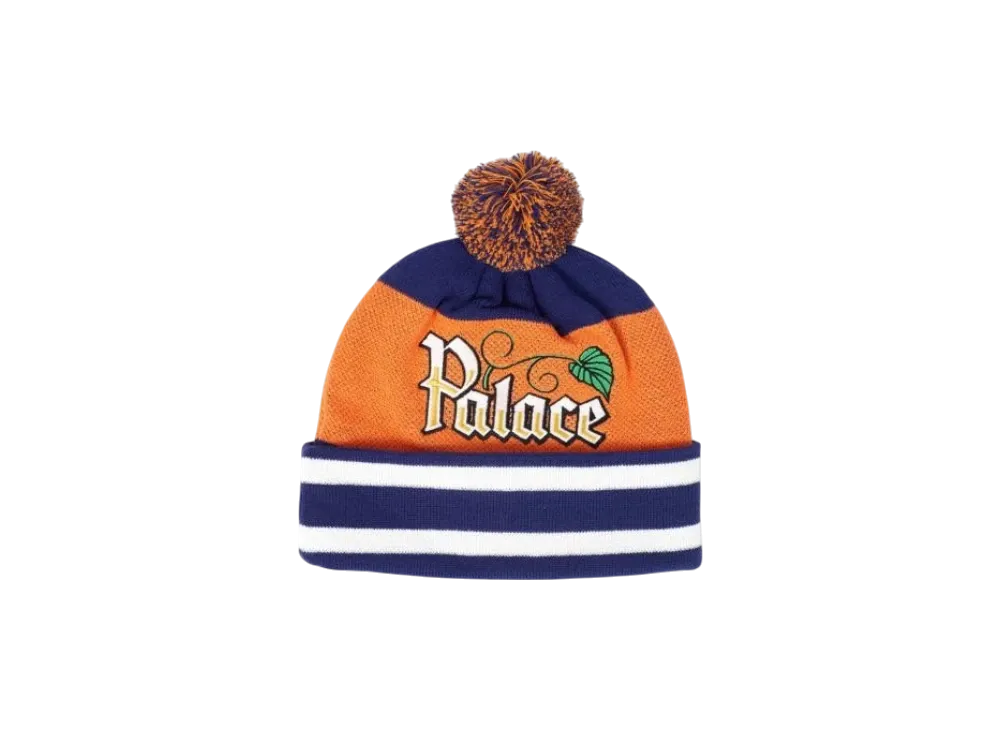 PALACE Zero Zero Beanie "Navy Orange"