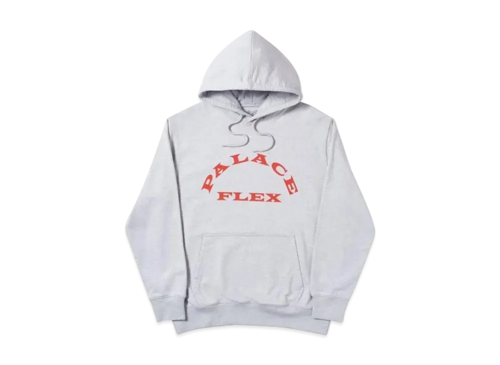 PALACE P-Flex Hood "Grey Marl"