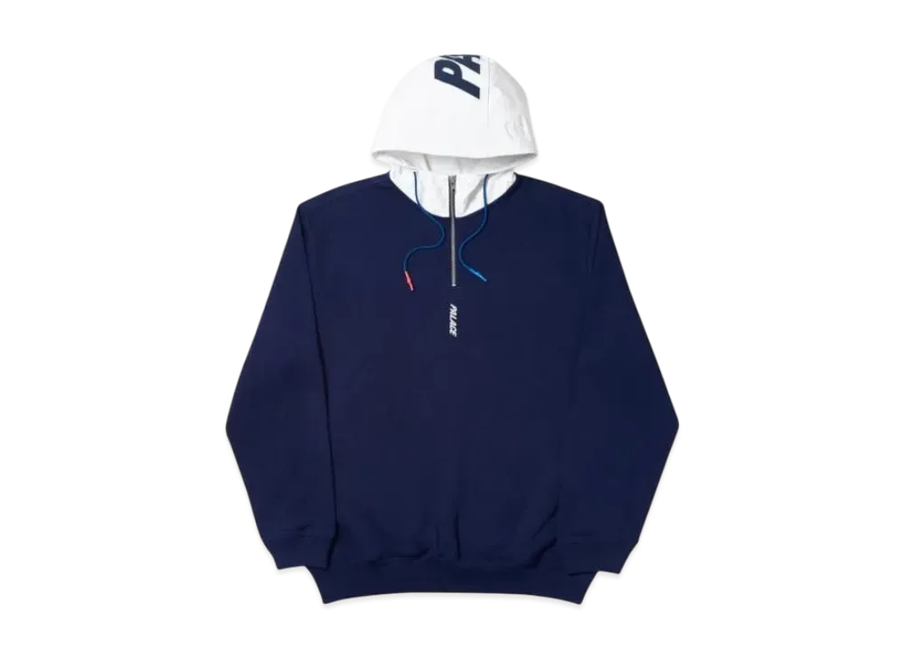 PALACE Twill 1/4 Hood "Navy"