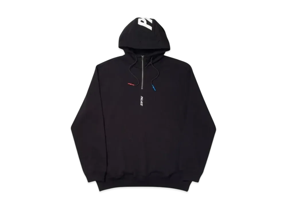 PALACE Twill 1/4 Hood "Black"