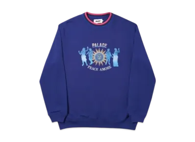 PALACE Tripper Rib Crew "Purple"