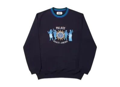 PALACE Tripper Rib Crew "Black"