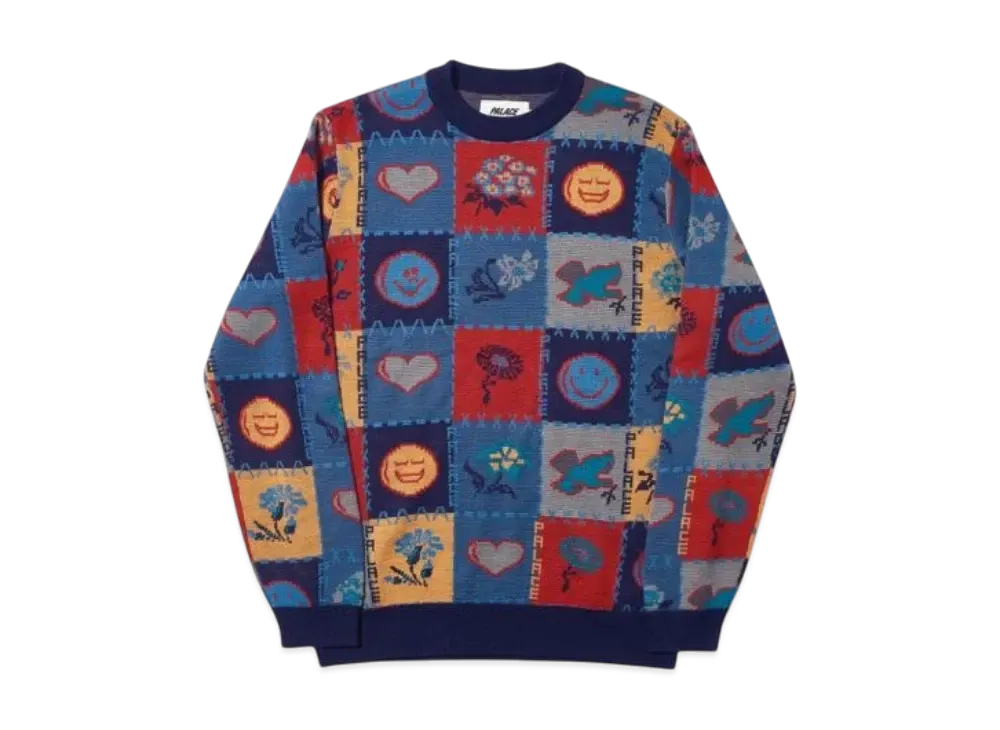 PALACE Love Dove Knit "Purple"