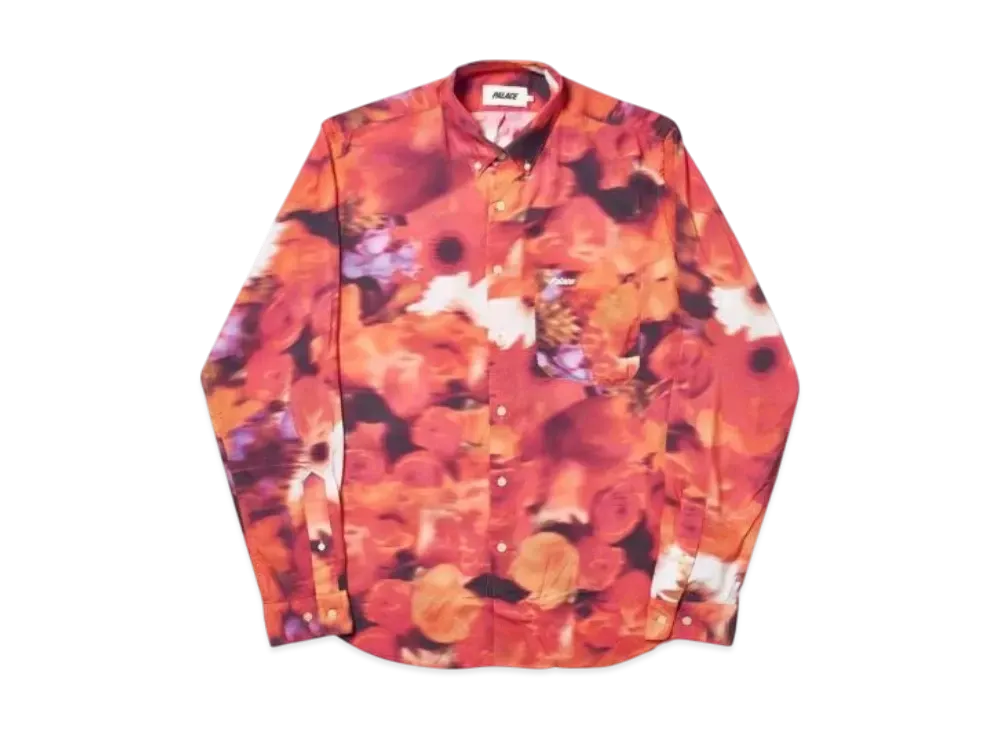 PALACE Blurry Flower Shirt "Orange"