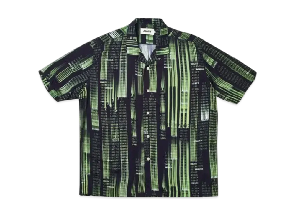 PALACE Matrix Shirt "Black Green"