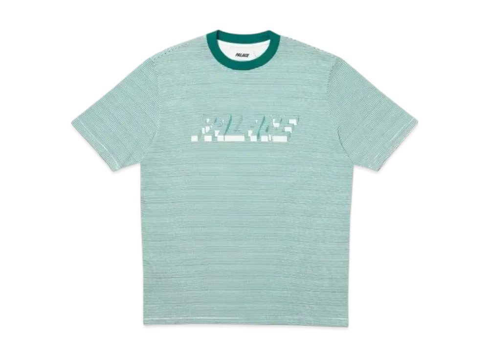 PALACE 3D Stripe T-Shirt "Green"