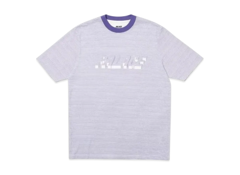 PALACE 3D Stripe T-Shirt "Purple"