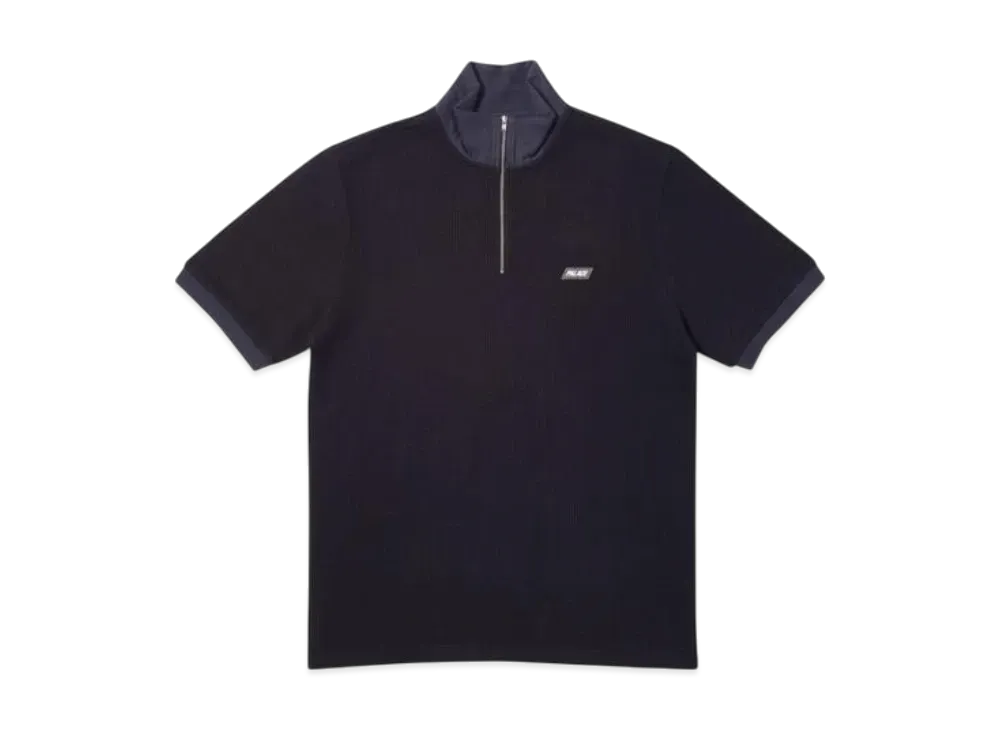 PALACE Zipped Polo "Black"