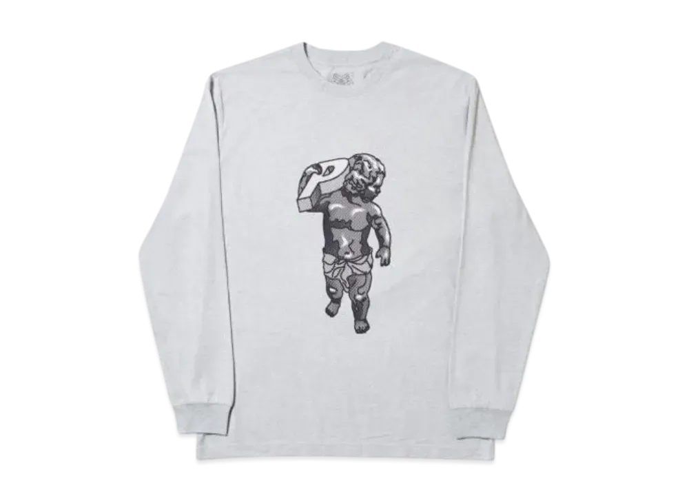 PALACE P Bebe Longsleeve "Grey Marl"