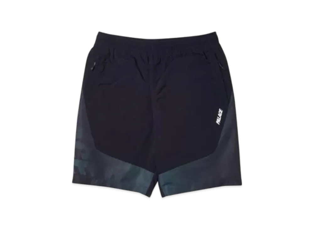 PALACE D. Fade Shell Shorts "Black"