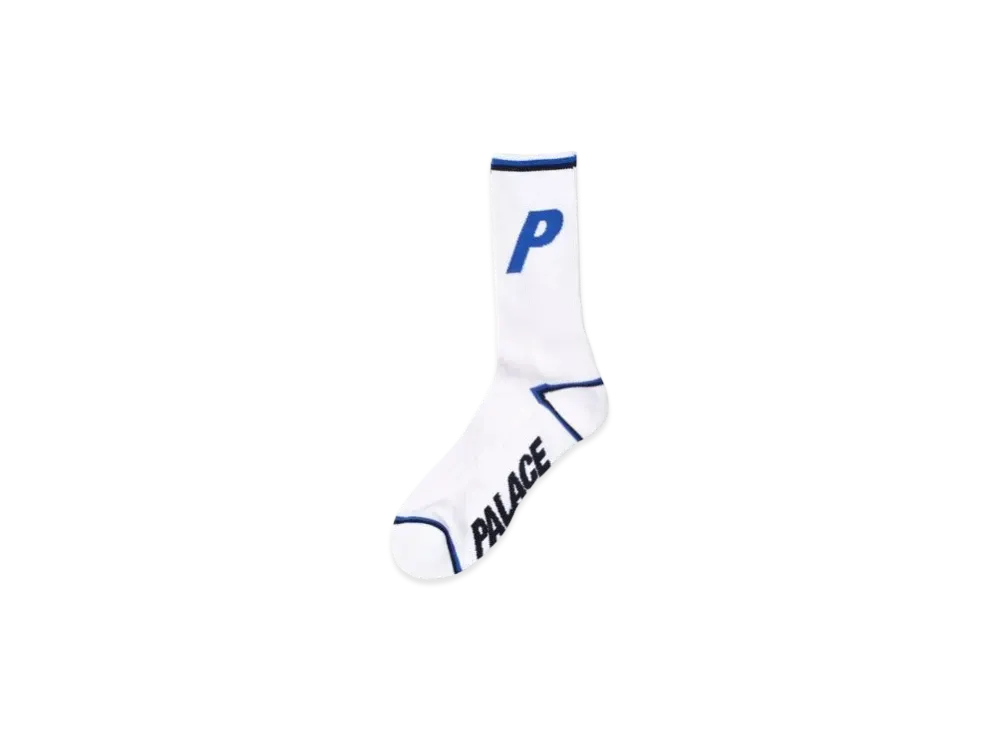 PALACE P Tip Sock "White"