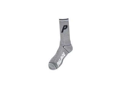 PALACE P Tip Sock "Grey Marl"