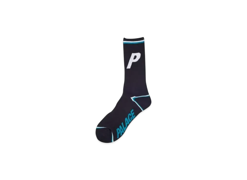 PALACE P Tip Sock "Black"