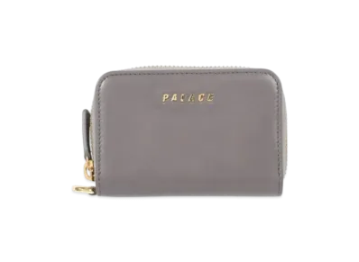 PALACE Leather Zip Wallet "Grey"