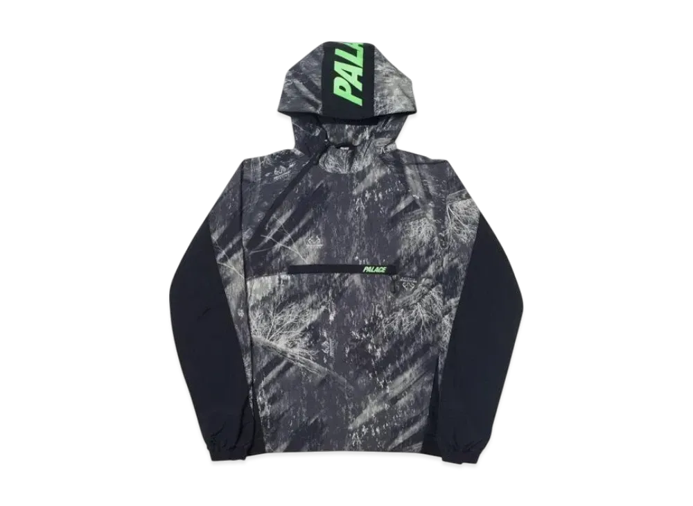 PALACE Asymetric Real Tree Shell Top "Black"