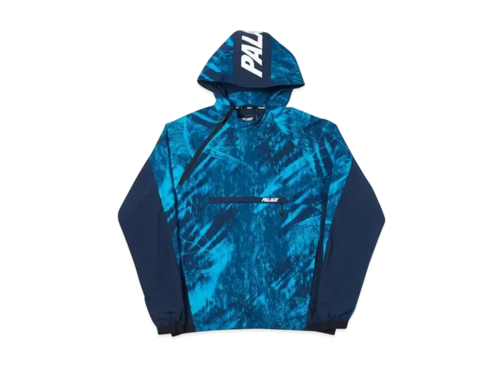 PALACE Asymetric Real Tree Shell Top "Blue"