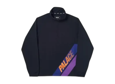 PALACE Pal Beam Cotton Shell 1/4 Zip "Black"