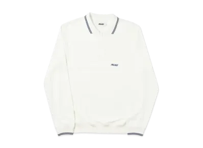 PALACE Air-Flex Zip Crew "White"
