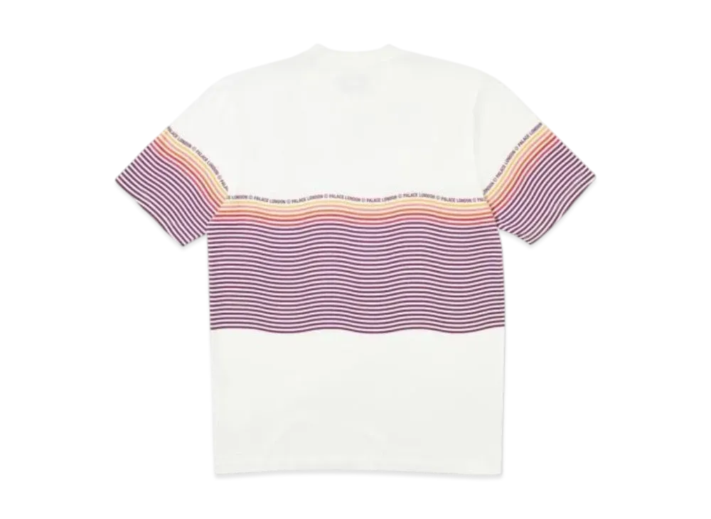 PALACE Wavey Stripe T-Shirt "Orange"