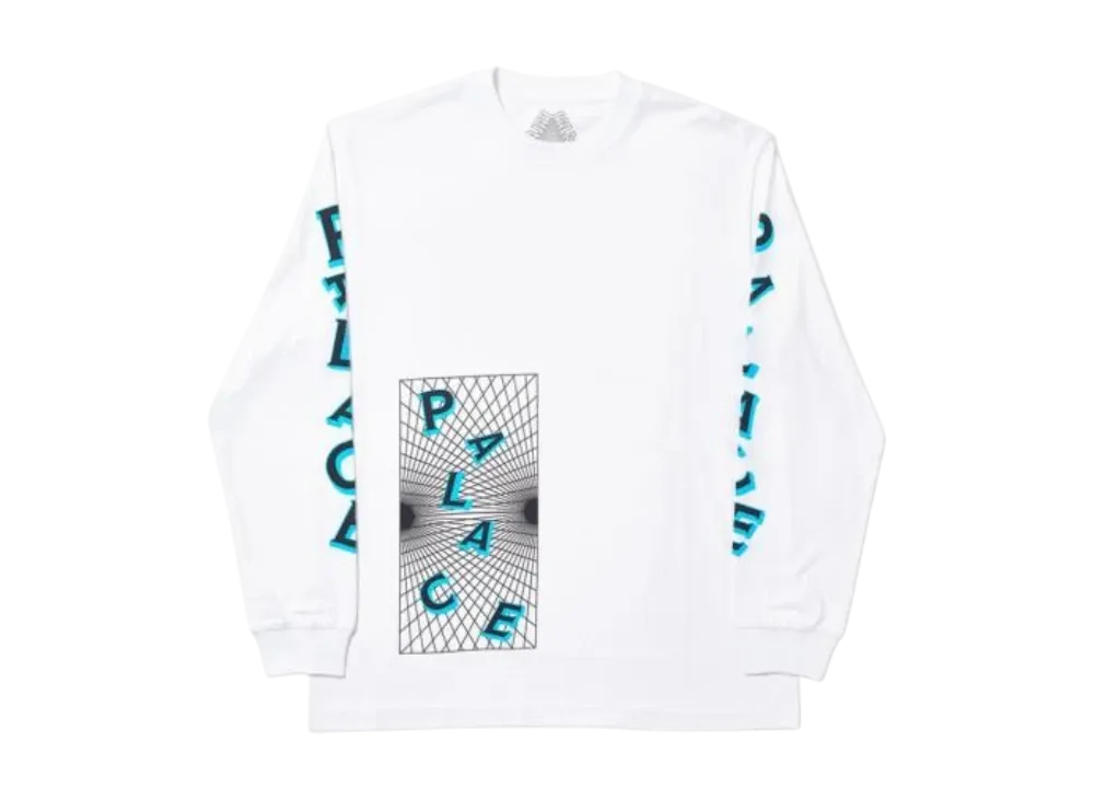 PALACE Griddle Longsleeve "White"