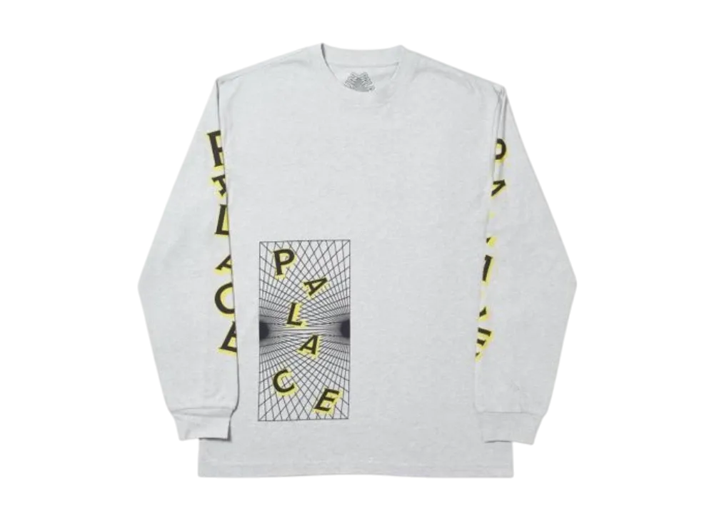 PALACE Griddle Longsleeve "Grey Marl"