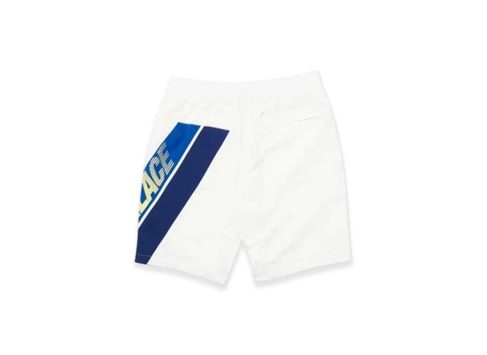 PALACE Pal Beam Cotton Shell Shorts "White"