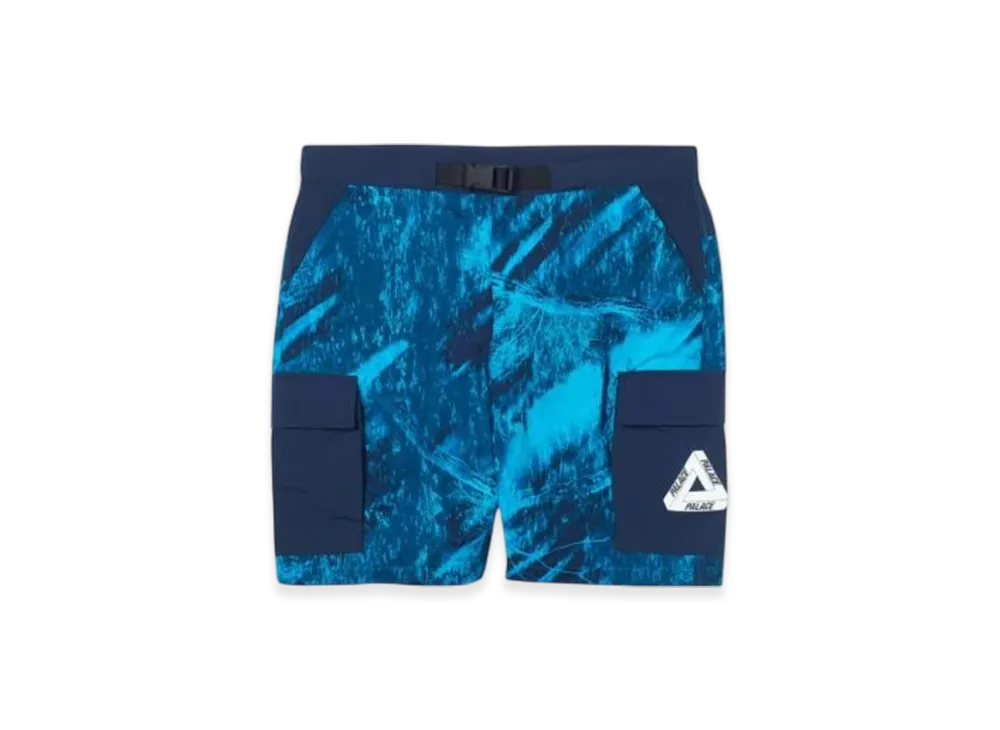 PALACE Asymetric Real Tree Shell Shorts "Blue"