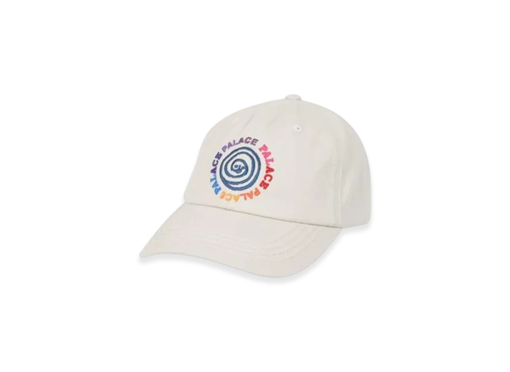 PALACE Swirly Jean Stitch 6-Panel "White"