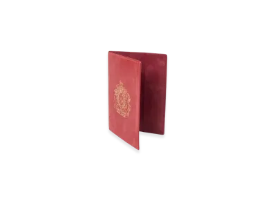 PALACE Leather Passport Case "Red"