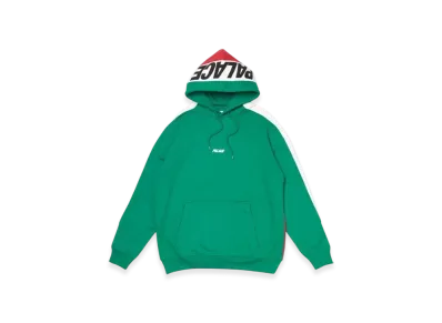 PALACE Catch Up Hood "Green White"