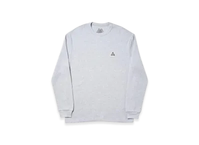 PALACE Sofar Waffle Longsleeve "Grey Marl"