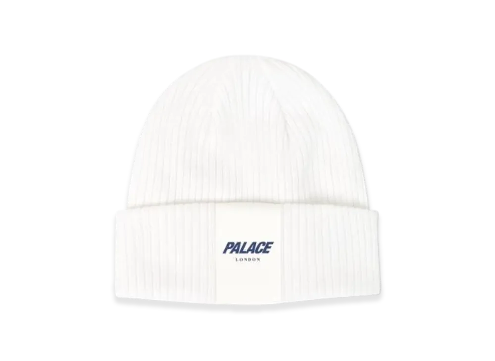 PALACE R-Knit Beanie "White"