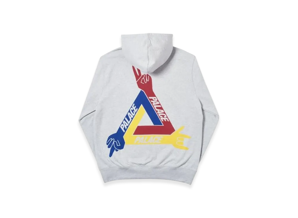 PALACE x Jcdc Hoodie "Grey Marl"