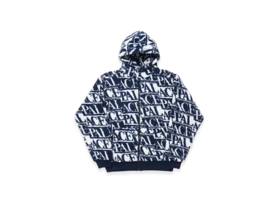 PALACE J-Ard Fleece Jacket "Navy White"