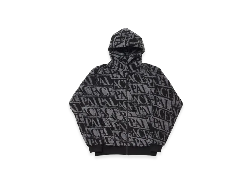 PALACE J-Ard Fleece Jacket "Black Grey"