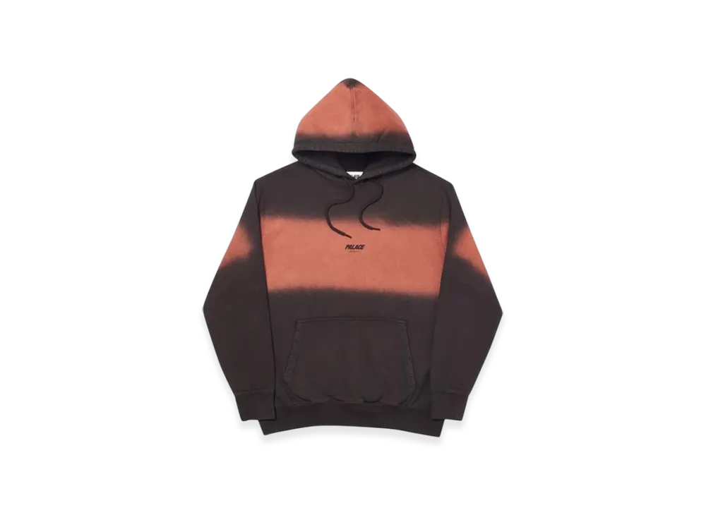 PALACE Fader Dip Dye Hood "Black"