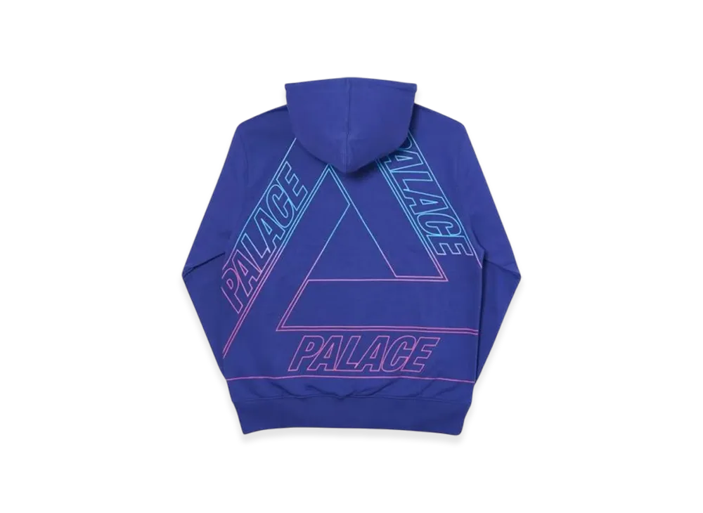 PALACE Linear Triple Fade Hood "Purple"